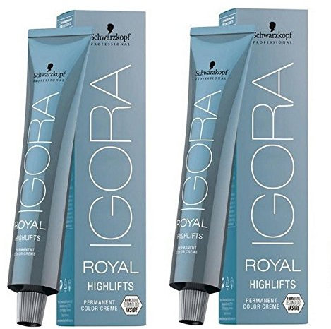 Schwarzkopf Igora Royal 12-0 2er Pack (2x60ml) - Ammoniakfreie, Tierversuchsfrei - Langanhaltende Farbe & Nährstoffe - Creme - Semipermanent