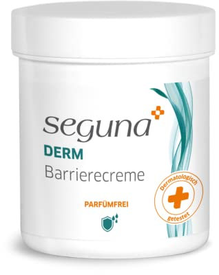 SEGUNA Derm Barrierecreme, 100ml, parfümfreie Creme, zur Pflege trockener Haut, ohne Konservierungsstoffe