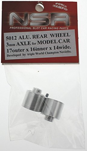 NSR Zubehör 805012 3mm Re.Wheels IMCA Nascar/Classic 17x14mm (2)