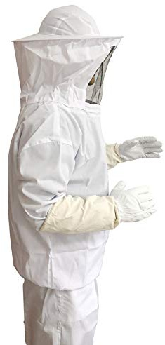 Professional Beekeeper Suit (Jacket, Pants, Gloves) Beekeeping Suit Bee Suits for Men Women