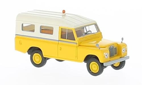 Land Rover 109, gelb, 0, Modellauto, Fertigmodell, Brekina Starmada 1:87