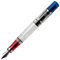 Twsbi Diamond 580 RBT Fountain Pen, Transparent, Blue / Red, M7446070 - M