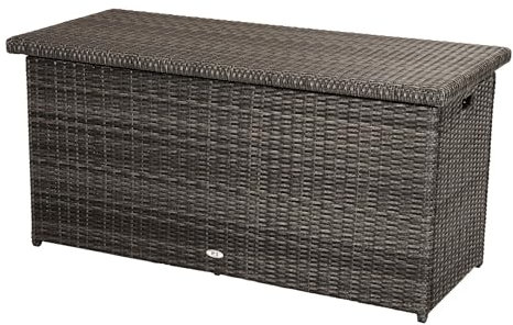 Ploß Outdoor furniture Rocking Kissenbox, Grau-braun-meliert, 145 x 58 x 73 cm