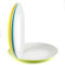 Large Plastic Dinner Plates Dishes Tableware Plate Service Snacks - Set of 4