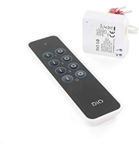 DiO Connected Home Micro-Module d'interrupteur et télécommande 3 canaux