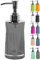 Spirella Seifenspender Sydney | mit Edelstahlpumpe | Flüssigseifen-Spender | Acryl | 200ml | Langliebig und Robust | Smokey Grau