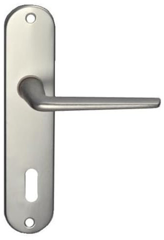 Paire de Poignées de porte KLOSE besser sur plaque Aluminium Mini - Trou petite clé