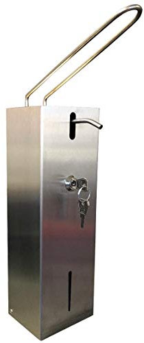 Desinfektionsspender 1 Liter aus Edelstahl Abschließ- und Nachfüllbar Spender Handdesinfektionsspender No 12