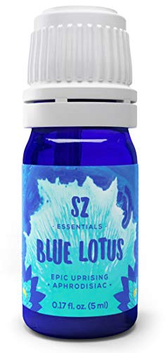 Sz Essentials Ätherisches Öl Blue Lotus, göttlicher Duft, der echte Angebot, rein und natürlich, unverdünnt, 5 ml