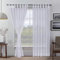 Megachest sheer Voile Tab Top Curtain (cotton-look white, 56 wideX90 drop(W142cmXH228.5cm))