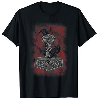 Thors Hammer Mjolnir - Nordische Mythologie & Wikinger T-Shirt