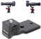 iShoot Metall-Objektivstativ, Stativhalterung, Ringsockel, fu脽, kompatibel mit Panasonic Leica DG Vario-Elmar 100鈥�400 mm f/4鈥�6.3 ASPH Power OIS, Objektivst眉tzhalter mit Arca Fit QR-Platte
