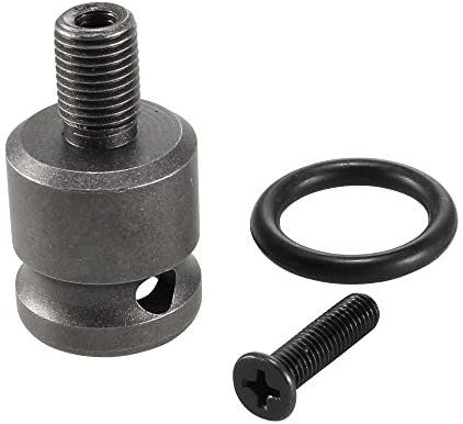 sourcing map Chuck Adapter 3/8-24UNF Quick Change 1/2 Square Drive Converter for Impact Wrench 2pcs