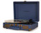 Crosley Cruiser Plus Tocadiscos con 2 Altavoces, Bluetooth y AUX - Tocadiscos Vintage de 3 velocidades - para vinilos de 7, 10 y 12 - Portátil con Funda integrada (Azul)