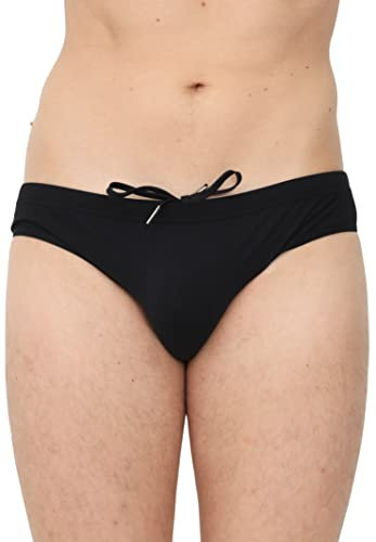 DSQUARED2 Leaf Slip Mare Uomo Black - White 50 EU