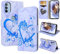 CASAFUNY Handyhülle für Motorola Moto G31 / Moto G41 Hülle Tasche PU Leder Flip Case Brieftasche Kartenfach Klapphülle Handytasche Case Schutzhülle für Moto G31/G41, Blau