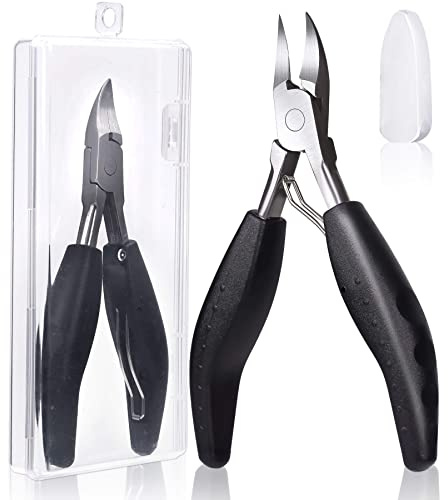 Feiccier Heavy Duty Ingrown Toenail Clippers, Professional Toenails Trimmer, Podiatrist Toe Nail Clippers for Thick Nail & Ingrown Toenails, Sharp Curved Blade, Pedicure Tools.