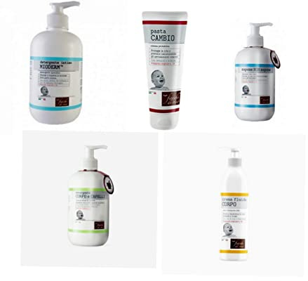 Offerta Fiocchi di Riso Sapone non Sapone+Crema Fluida Corpo+Pasta Cambio+ Intimo Mioderm+ Detergente Corpo e Capelli