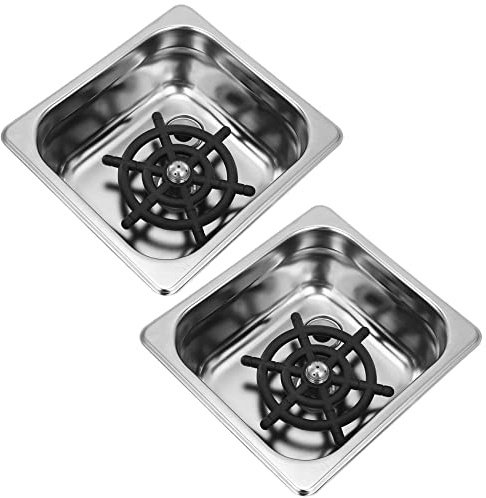 ZHIZAIHU 2 x Becher-Waschmaschine, Edelstahl, automatische Tassenreinigung, Glasreinigung, Bar-Spüler, Glasspüler