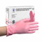 MUNTRADE Guantes Desechables de Nitrilo 100 unidades | Sin Polvo, Sin Látex, Uso Médico y Profesional | Guantes Nitrilo Desechable Color Rosa Talla S