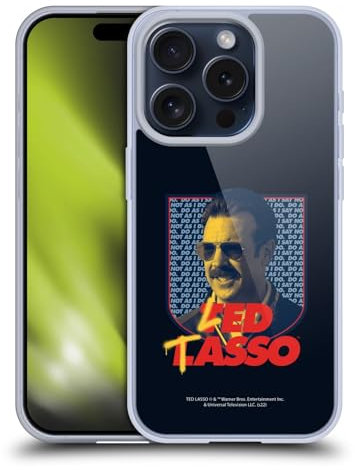 Head Case Designs Offizielle Ted Lasso Ted Grafik für Staffel 2 Gelhülle [Militärischer Schutzgrad] Kompatibel Mit Apple iPhone 15 Pro Und Kompatibel Mit MagSafe