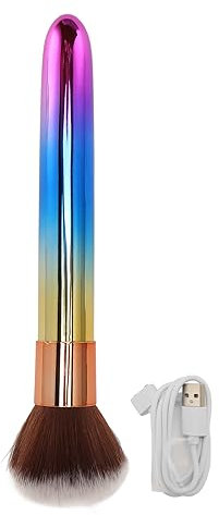 Sonew Brosse de Maquillage électrique, Brosse de beauté électrique à Poils Doux et Pelucheux, Rechargeable, Imperméable, Brosse Cosmétique à Fréquence Réglable