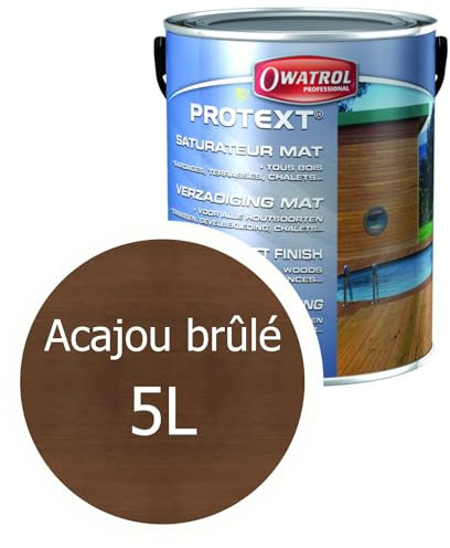 Saturador Protext Owatrol Pro - 5 litros - Tono: caoba quemada