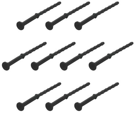 sourcing map 20 Stück Lüfter Schwingungsdämpfende Gummistifte, Lange Ausführung Computer Hardware Kühlung Lüfterschrauben Geräuschdämpfende Silikon Gummikühler für PC, Schwarz