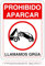 LEIASA Cartel Prohibido Aparcar - 21x28 cm - Aluminio Reflectante - Grosor 0.8 mm - Resistente Exterior - Impresión UV - Señal Prohibido Aparcar - Llamamos Grúa - Metal Duradero