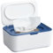 GZSYWZ Feuchttücher Box Baby Mit Deckel - Herausnehmbar, Lagerfähig für Zuhause, Büro, Outdoor - Kreative Feuchtigkeitsspendende Box für Feuchtes Toilettenpapier - Blau