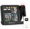 Newentor Life Projection Alarm Clock, Projector Alarm Clocks for Bedroom, Digital Indoor Outdoor Thermometer Wireless, Weather Station with Remote Sensor, Hygrometer with Time/Temperature Projecting