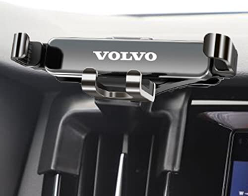 XLUMIO Car Phone Holder for Volvo XC40 XC60 XC90 S60 S90 V90, Mobile Phone Holder 360° Flexible Rotation, Car Mobile Phone Holder Anti-slip Shockproof, Car Accessories,S60 2020~2022