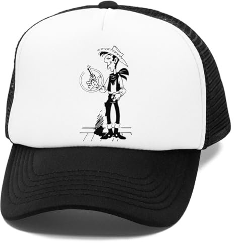 Ameretee Lucky Luke Baseball-Kopfkappe Für Kinder, Unisex, Snapback