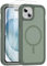 Ethanger for iPhone 15 Case Shockproof Military Grade Protective Cover Compatible with MagSafe Heavy Duty Hard Back TPU Bumper Magnetic Phone Case [2 x Screen Protector], Olive Green