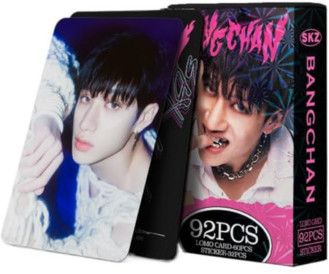 92 koreanische Sterne kugelsichere Teenager 10. BP SK TWICE Peripherie-Fotokarten doppelseitige LOMO-Karten (94126-Bangchan)