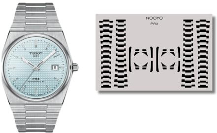 NOOYO Schutzfolie für Tissot PRX Schutz für Gehäuse, Schließe und Armband