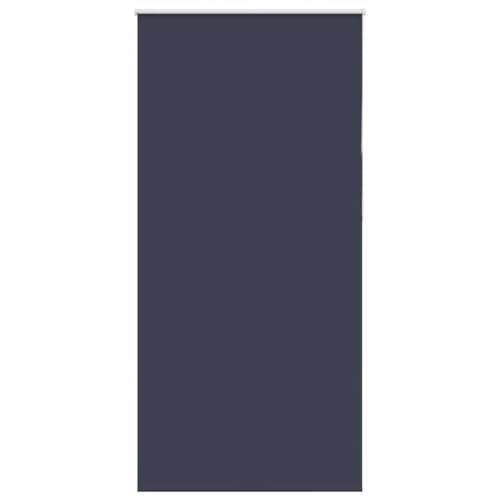 vidaXL Verdunkelungsrollo Marineblau 110x230 cm Stoffbreite 105,7 cm, Rollo, Klemmfix, Thermorollo, Verdunklungsrollo, Klemmrollo, Fensterrollo