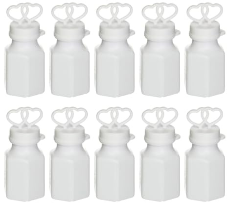 Milisten 24 Stücke Leere Seifenblasenflasche Doppelte Herzform Seifenblasenstab Leere Blase Flasche Zauberstab FüR Hochzeit Gastgeschenke Und Hochzeitsdekorationen Kreative Deko Zur Hochzeit