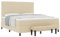 vidaXL Boxspringbett mit Matratze, Kopfteil & Bank Hellgrau 80X200 cm Gepolstertes Stoff Schlafzimmermöbel Schoner Bezug Taschenmatratzen Toppers Schaumtopper Rahmen