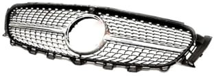 Kühlergrill Vorne Für E Für Klasse W213 2016-2019 Frontstoßstangengrill Sport Racing Grill Mit Kamera Kühlergrill Vorne(Diamond Silver)
