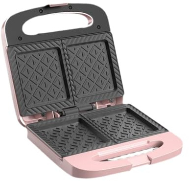 Ioensy Sandwich, Burger, And Panini Maker, Multifunctional, Easy to Use, Home, Breakfast, Toaster, Panini And Burger Maker, Pink