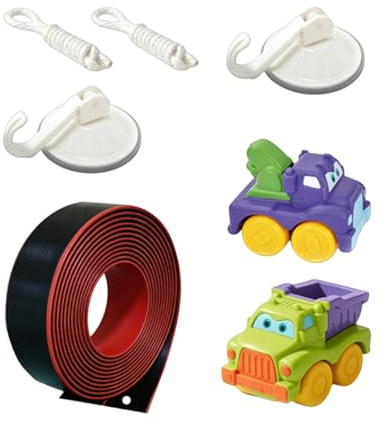 Suction Cup Race Track Suction Cup Educational Flexible Fun Game