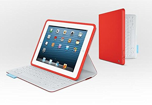 Logitech Fabricskin Tastatur Folio Ipad 2/3/4 Mars Red Orange GR Layout rot