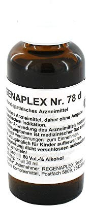 REGENAPLEX Nr.78 d Tropfen zum Einnehmen 30 ml