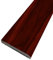 Window and Door Architrave Plastic Trim Rosewood 45mm - 5 Metre