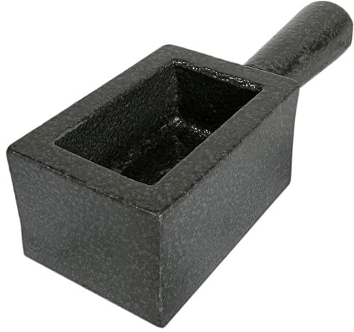 Gusseiserne Barren-Schmelzform, für Silber- und Goldbarren, für 200 g (7 Unzen), Gussform, Schmelzwerkzeug