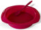 Backhaus Moule à Manqué en Silicone Platine Antiadhésif, Set à Pâtisserie Anti-adhérent - Moule à Gâteau Haut avec Spatule Maryse, La Meilleure alternative au Moule à Charnière - Rouge