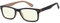 Eyekepper Computer Reading Glasses,UV Protection, Anti Glare,Anti-Reflective Computer Readers (Black Brown, Yellow Tinted Lenses) +0.5