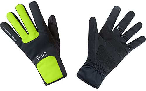 GOREWEAR M GORE® WINDSTOPPER® Thermo Handschuhe, Black/Neon Yellow, 9