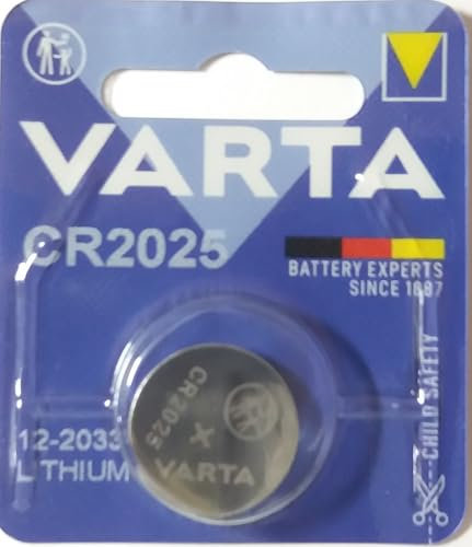 Varta CR2025 Lot de 20 Piles Bouton au Lithium Haute Performance 3 V